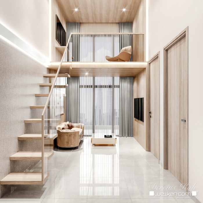 Desain interior rumah type